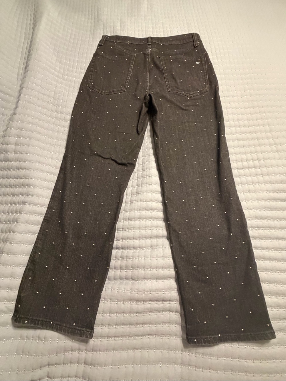 Rag and bone Black polka dots Jeans size 30 - Picture 6 of 6
